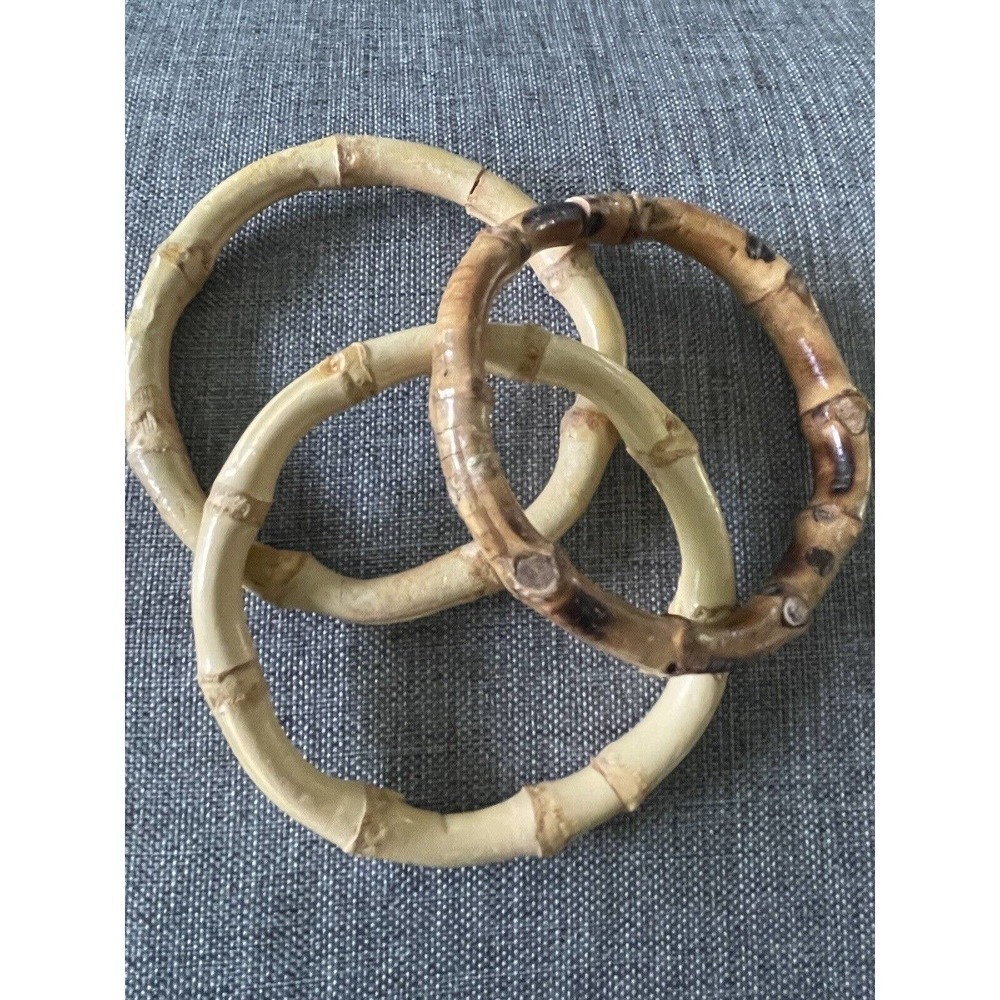 Women's Bamboo Wooden Bangle One Size Bracelet